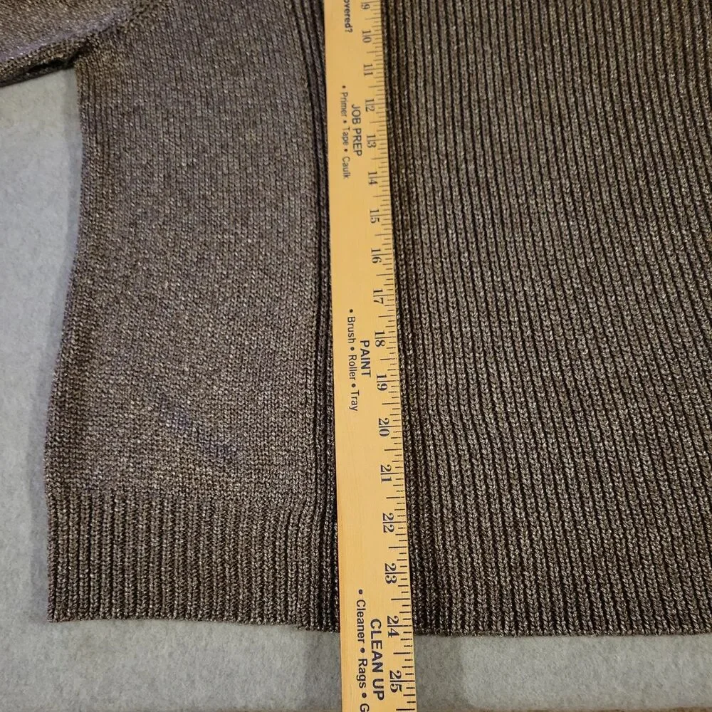 NEW Eileen Fisher XL top tunic ribbed stretch scoop neck longsleeve rye